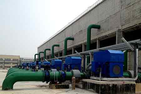 KPS系列单级双吸华体买球在江苏虹港石化使用现场