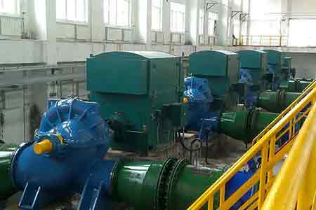 KPS系列单级双吸华体买球在新疆庆华煤化公司煤制天然气项目循环水装置使用现场