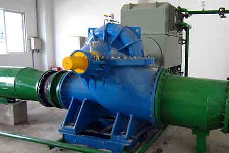 KPS系列单级双吸华体买球在德力梅赛尔气体公司使用现场