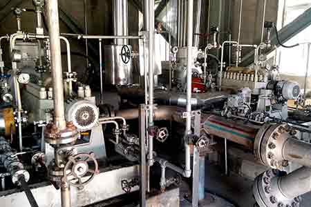 KHP系列卧式中开多级华体买球在兴安盟博源化学公司使用现场