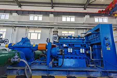 KPS系列单级双吸华体买球在鄂尔多斯电力冶金集团氯碱化工分公司使用现场