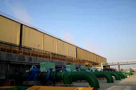 KPS系列单级双吸华体买球在河南心连心化学工业集团股份有限公司使用现场