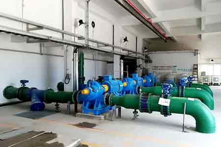 KPS系列单级双吸华体买球在赤峰广钢使用现场