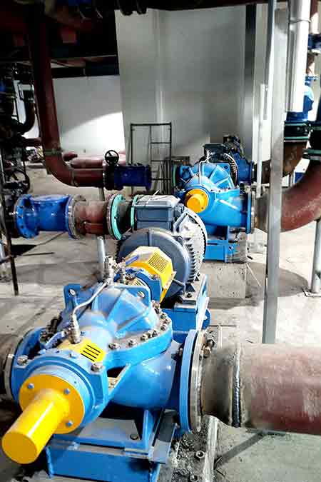 KPS系列单级双吸华体买球在石药集团巨石生物制药有限公司使用现场